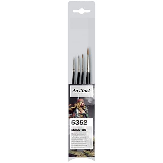 Michaels, da Vinci MAESTRO Series 10 4 Piece Brush Set – Category: Acrylic